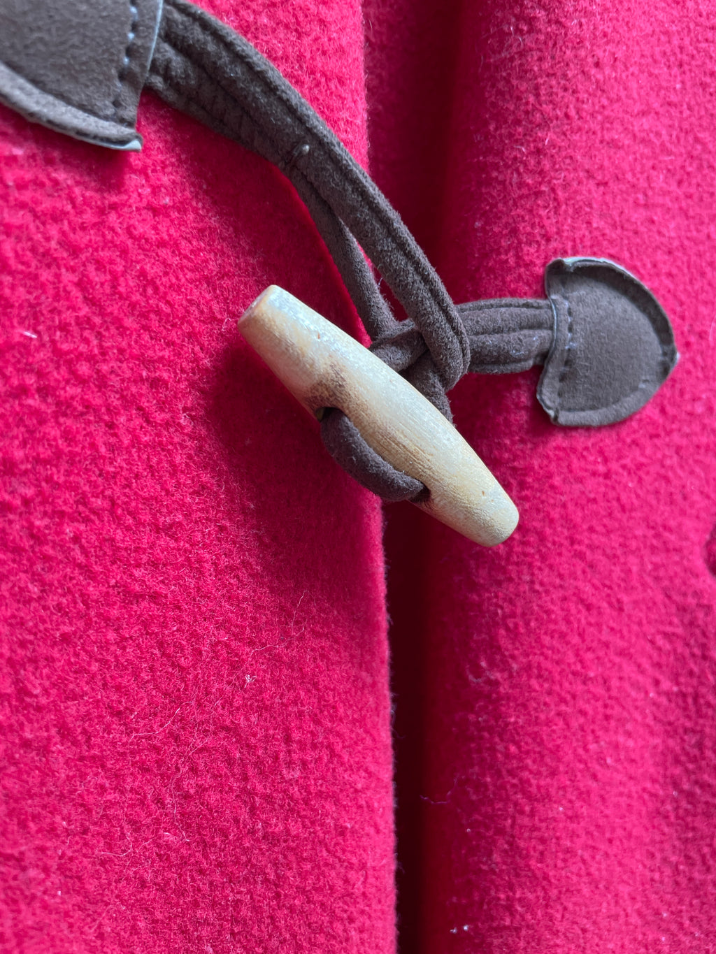 Vintage Talbots Red Toggle Coat - Size 6