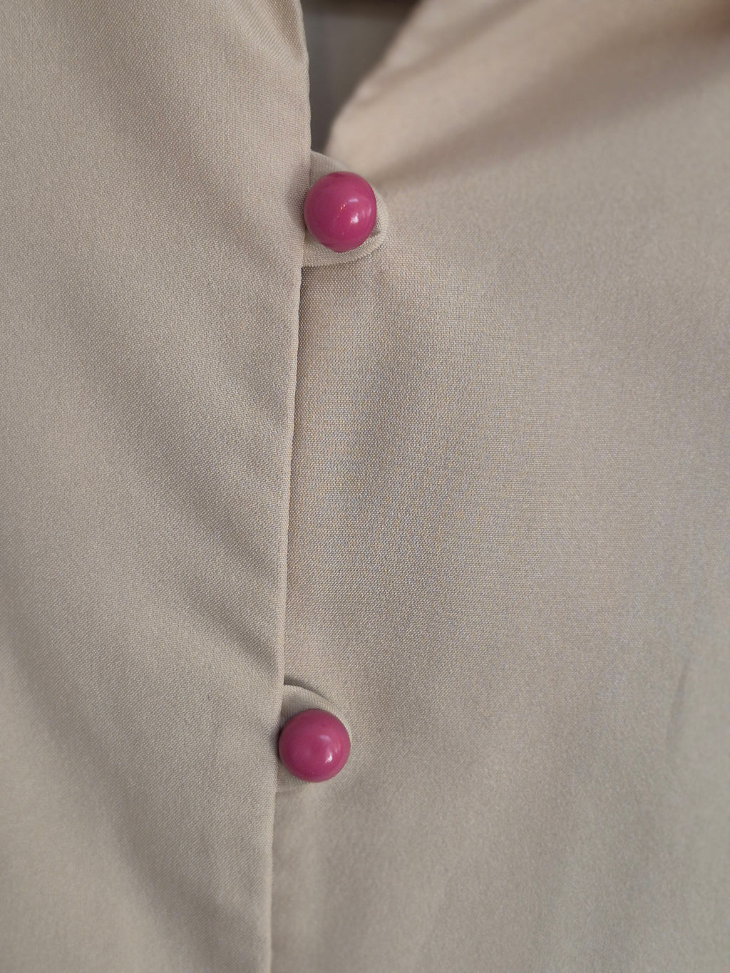 Vintage 1960s Silk Blouse with Peter Pan Collar