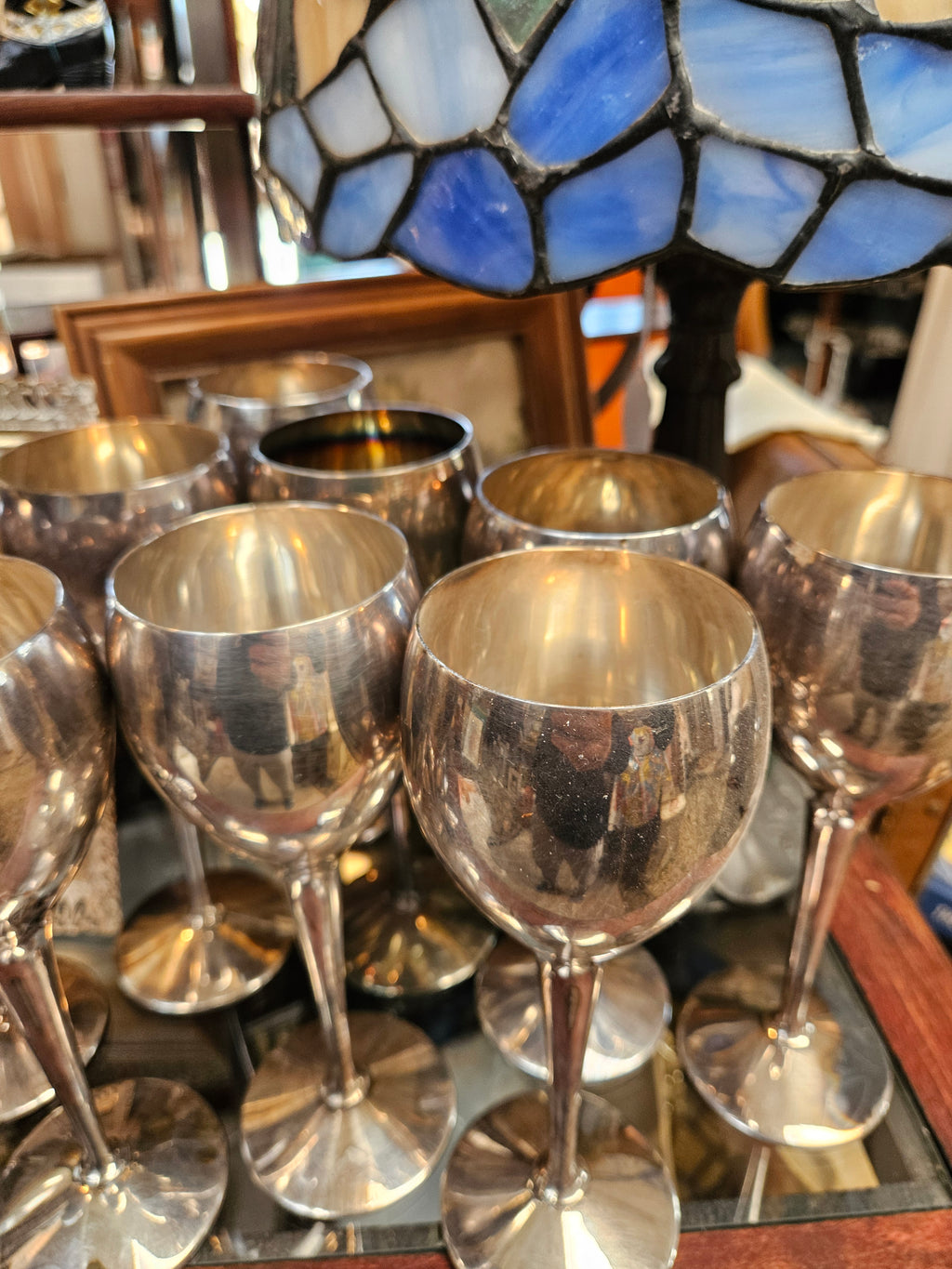 Vintage Kirk Steif Silverplated Goblet - Made in Spain - 8 Inch