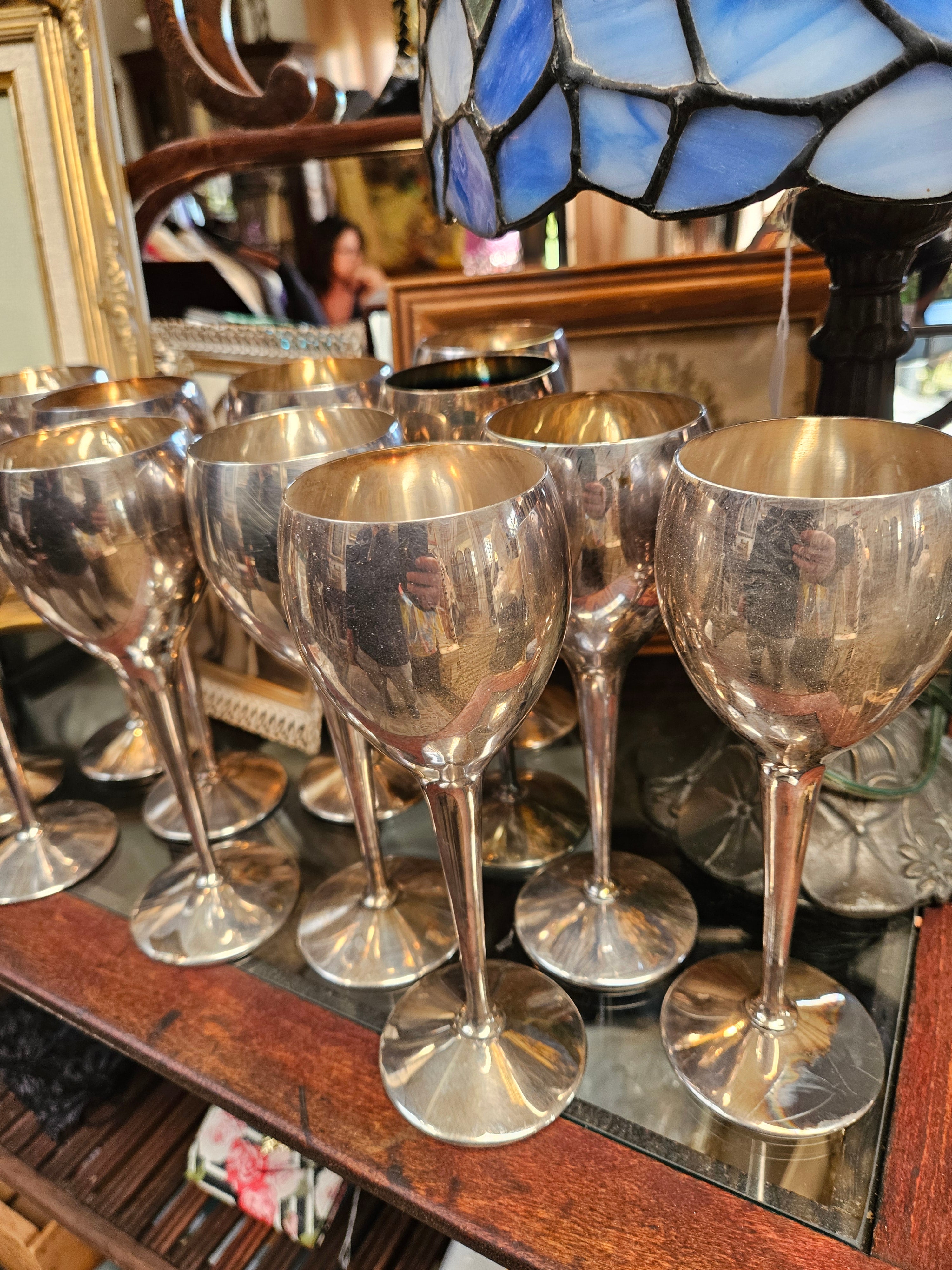 Vintage Kirk Steif Silverplated Goblet - Made in Spain - 8 Inch