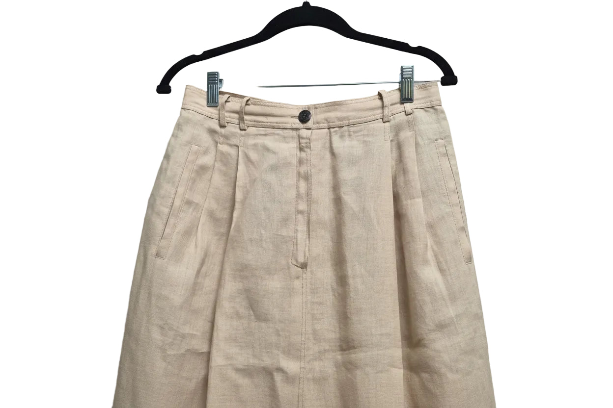 Gucci Vintage 100% Linen Skirt
