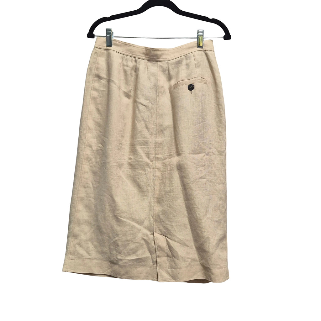 Gucci Vintage 100% Linen Skirt