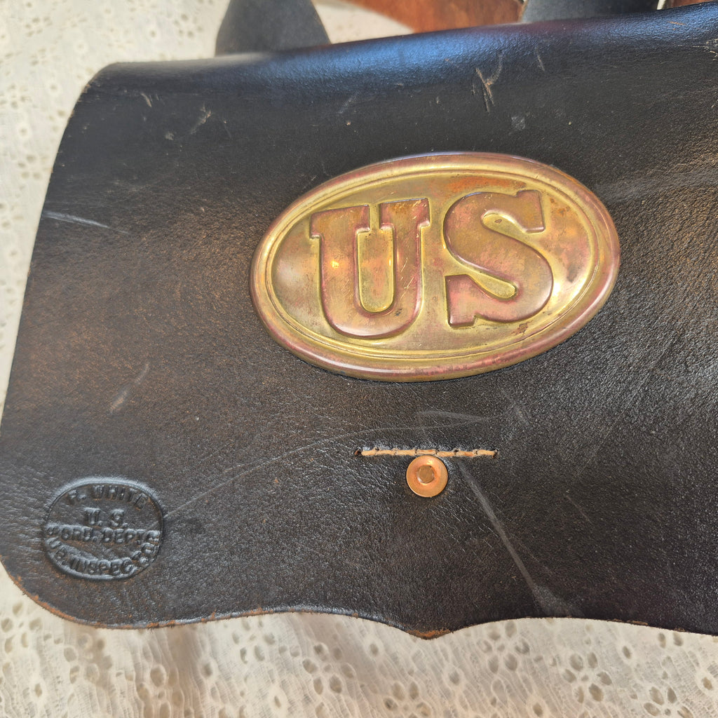 US Civil War Post War production Ammo Bag