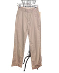 J. Lindeberg 1990s Cream Golf Pants | Cuffed | Double Hook & Eye | Size 27 Waist