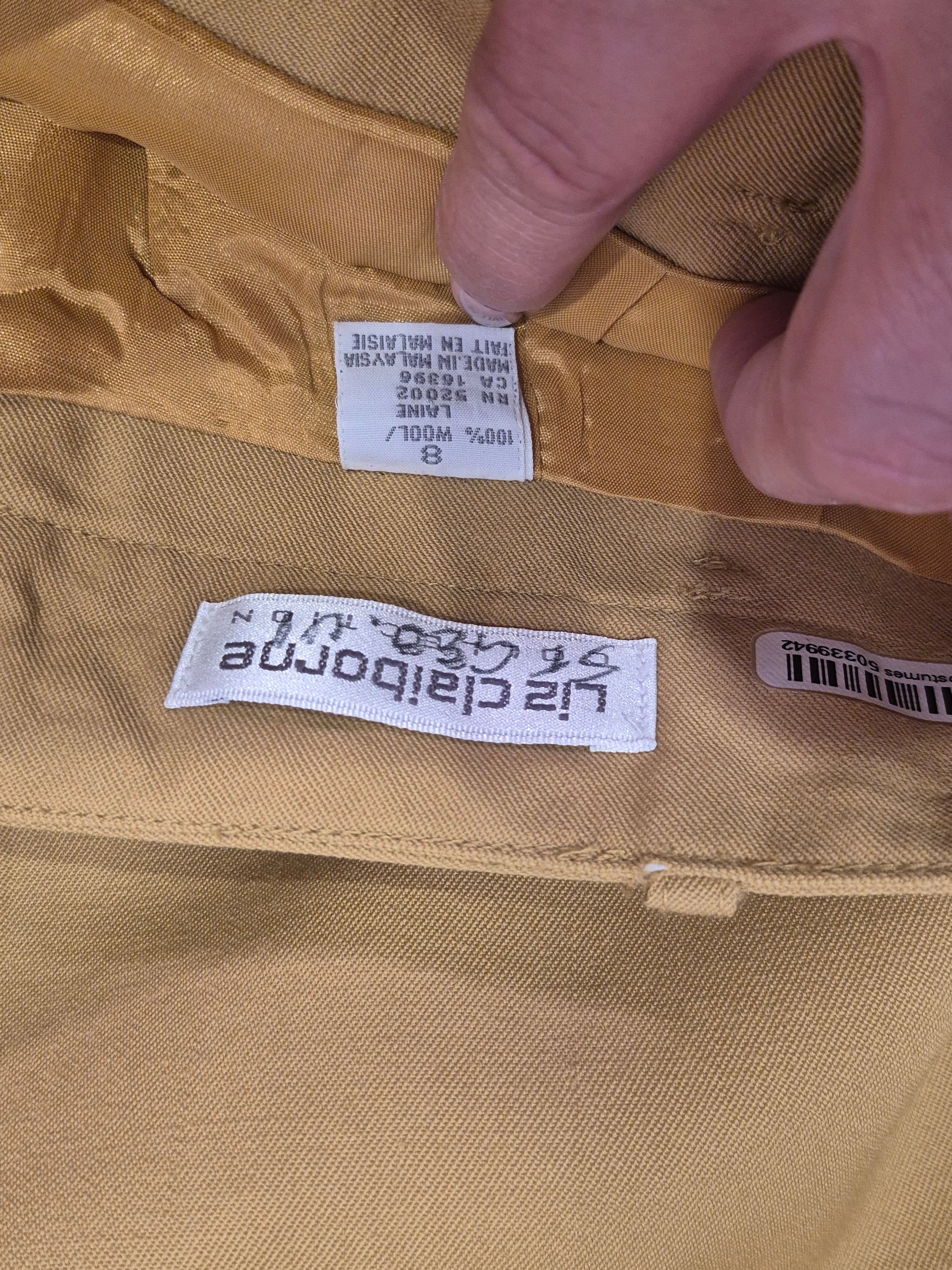 Liz Claiborne 1980s Knee-Length Mini Skirt with Pockets