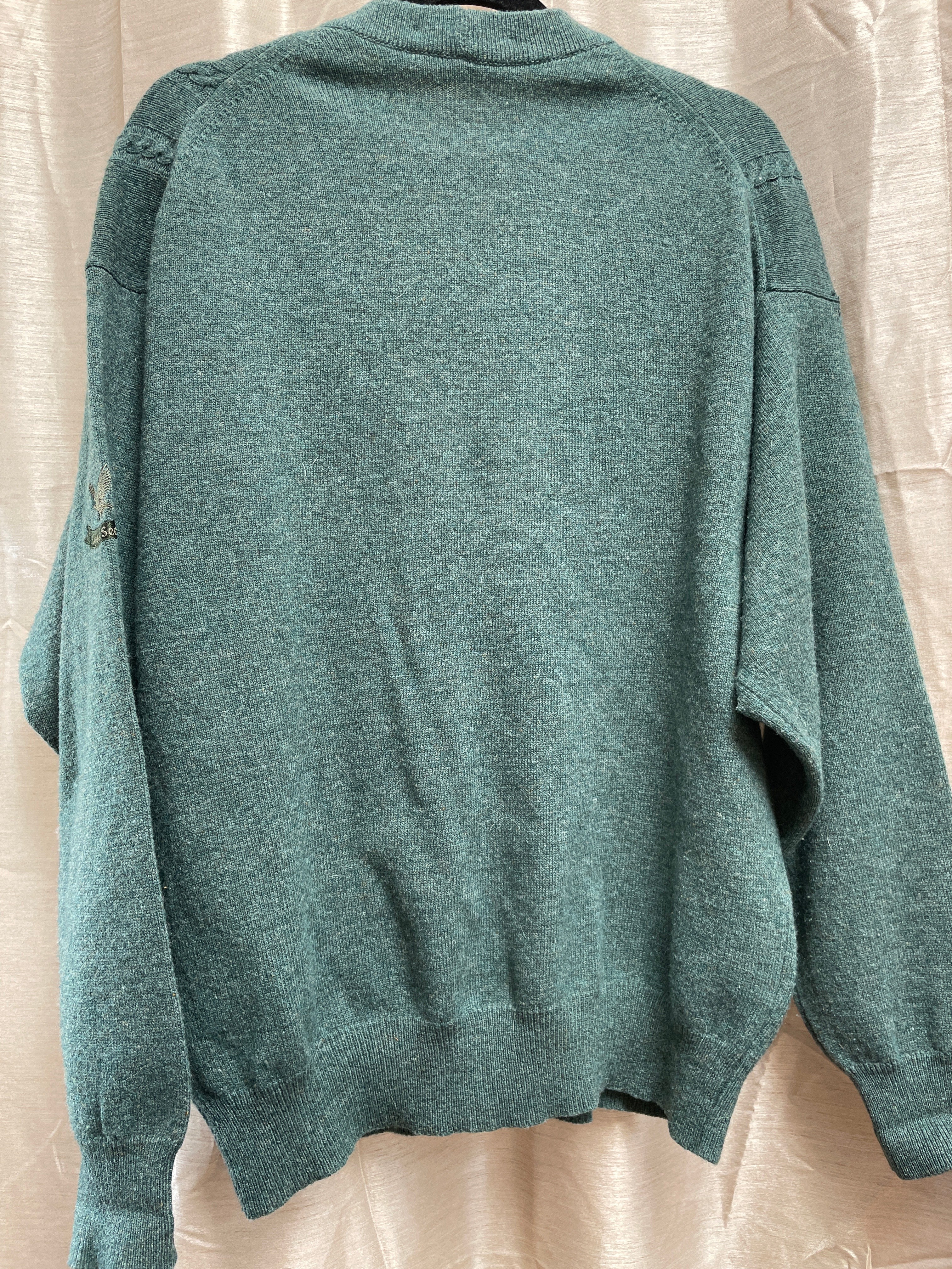 Vintage Lyle & Scott 100% Pure Lambswool Sweater - Size Small Made in New Zealand