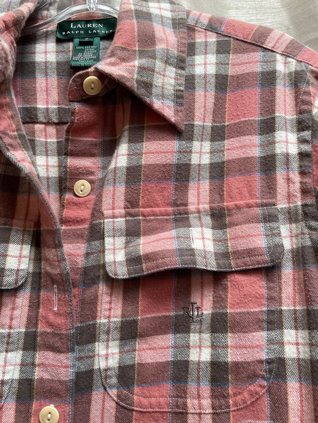 Ralph Lauren Plaid Shirt - Unisex Size Small