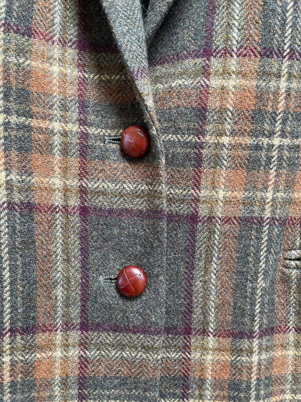Ralph Lauren Vintage Plaid Blazer - Size 12
