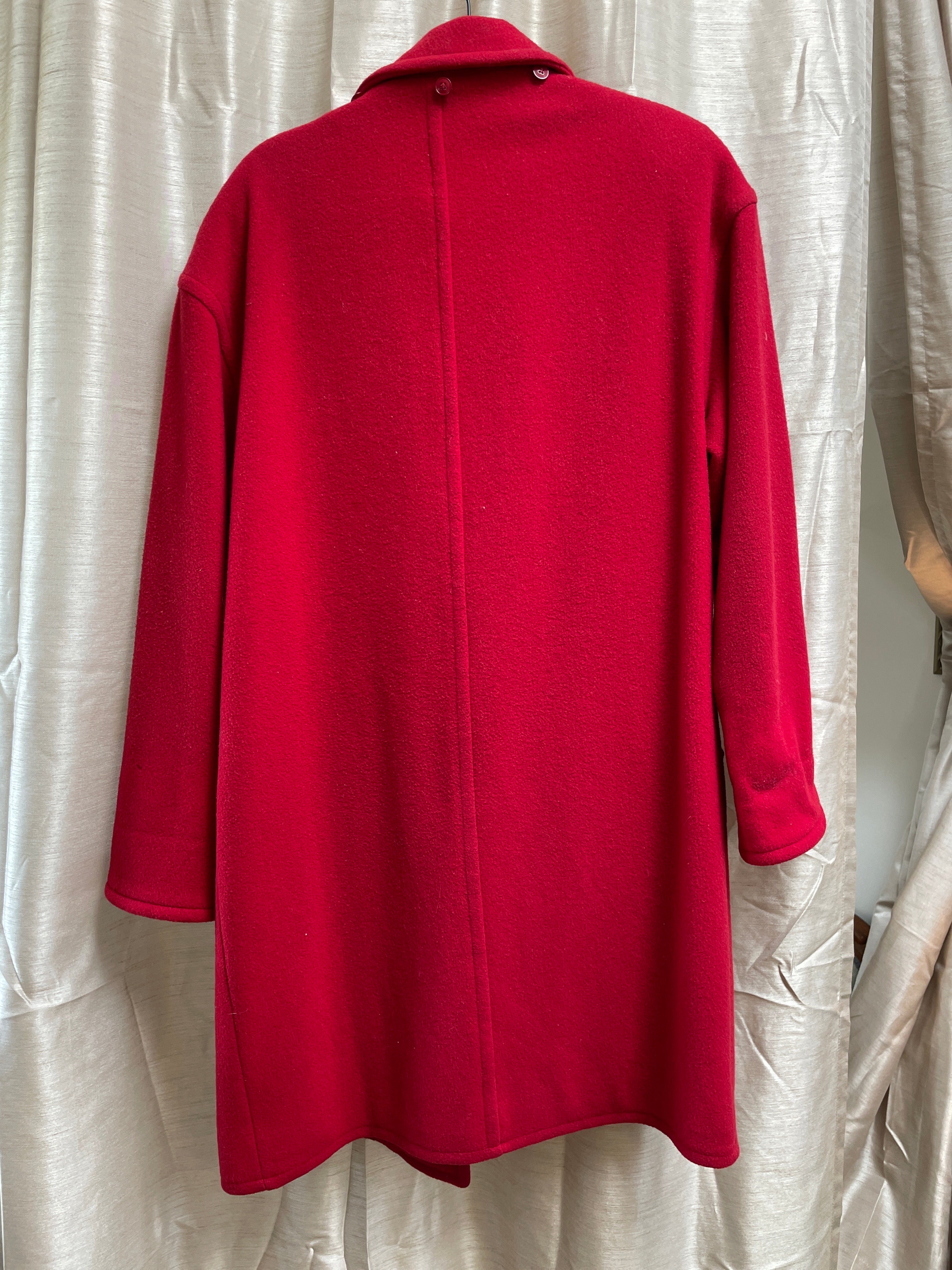 Vintage Talbots Red Toggle Coat - Size 6
