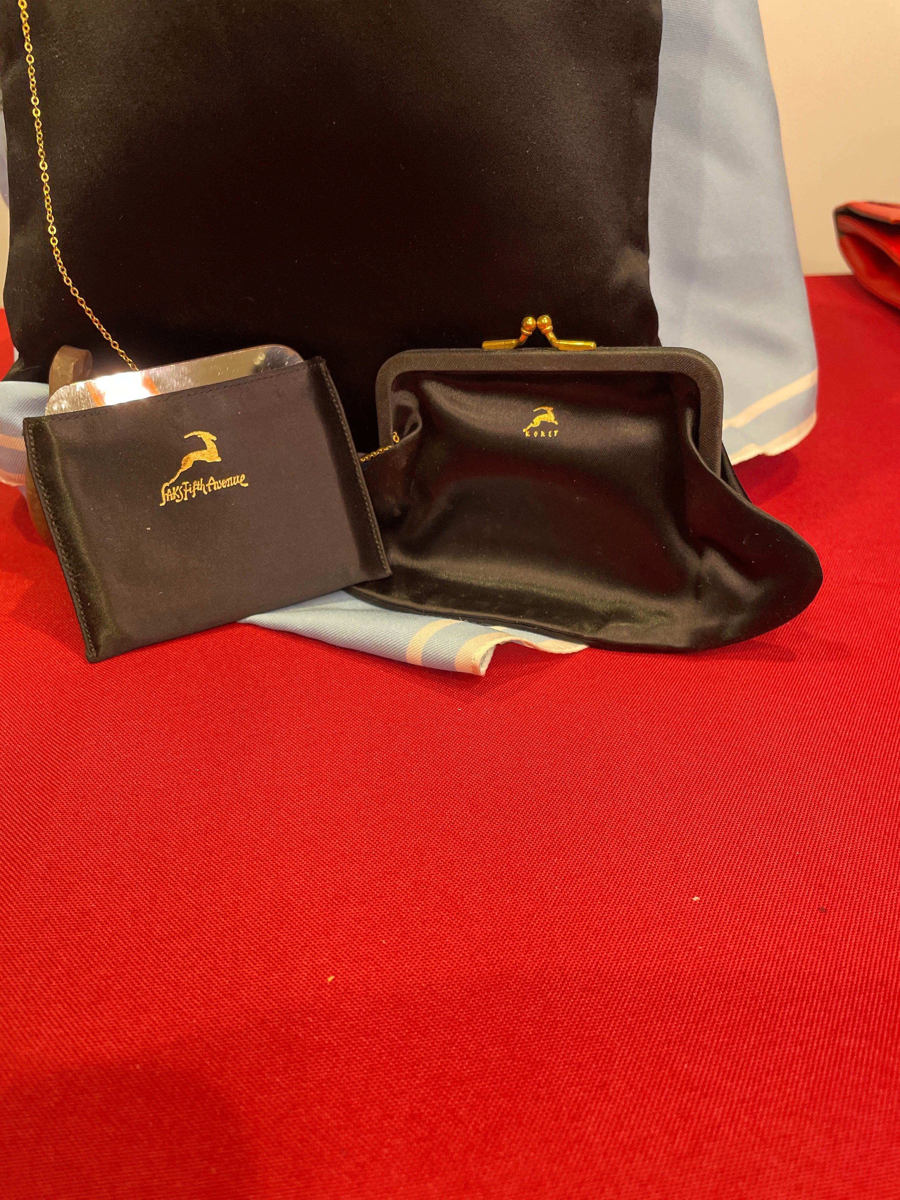 Koret Vintage Black Satin Clutch – Saks Fifth Avenue