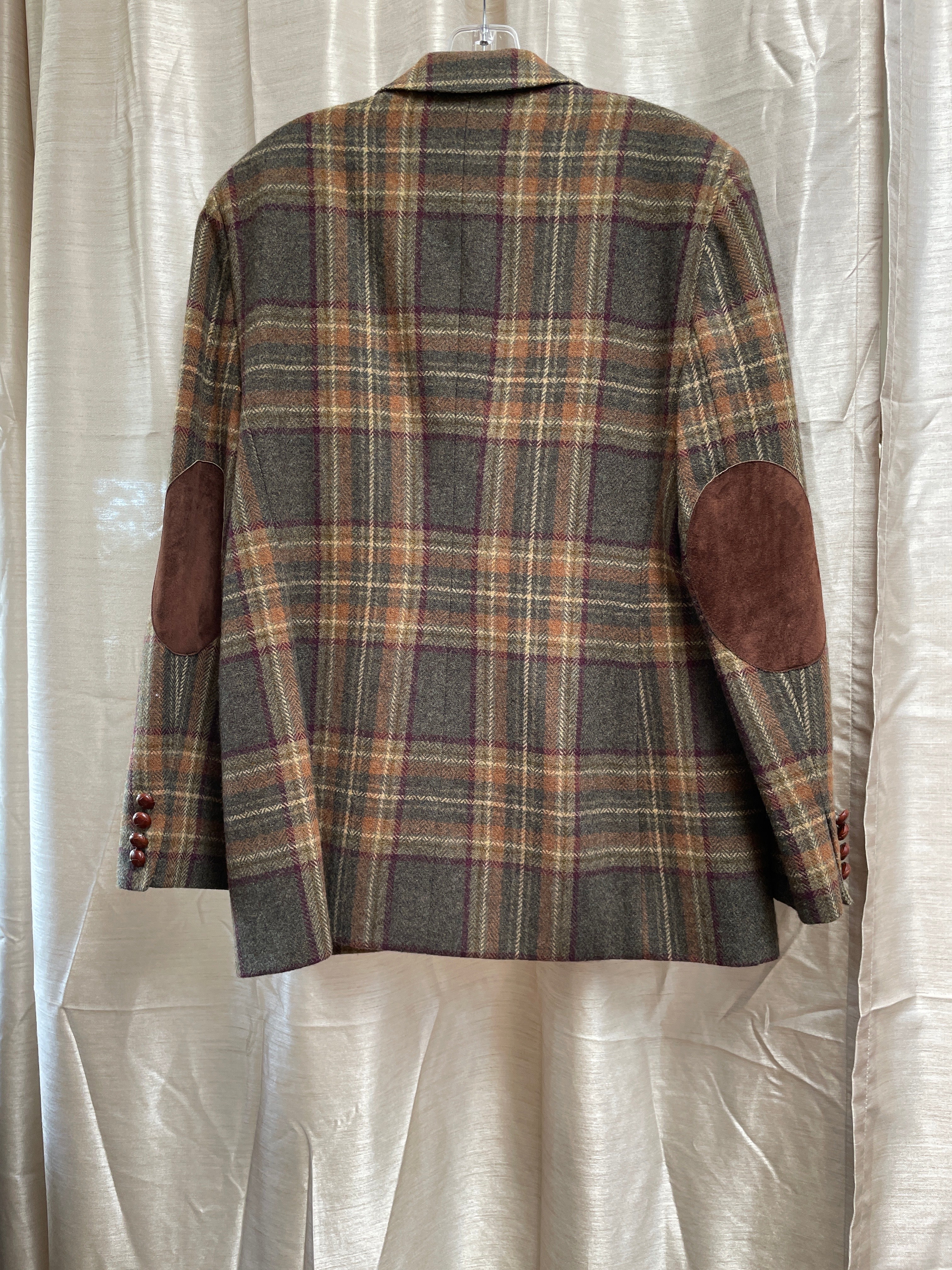 Ralph Lauren Vintage Plaid Blazer - Size 12