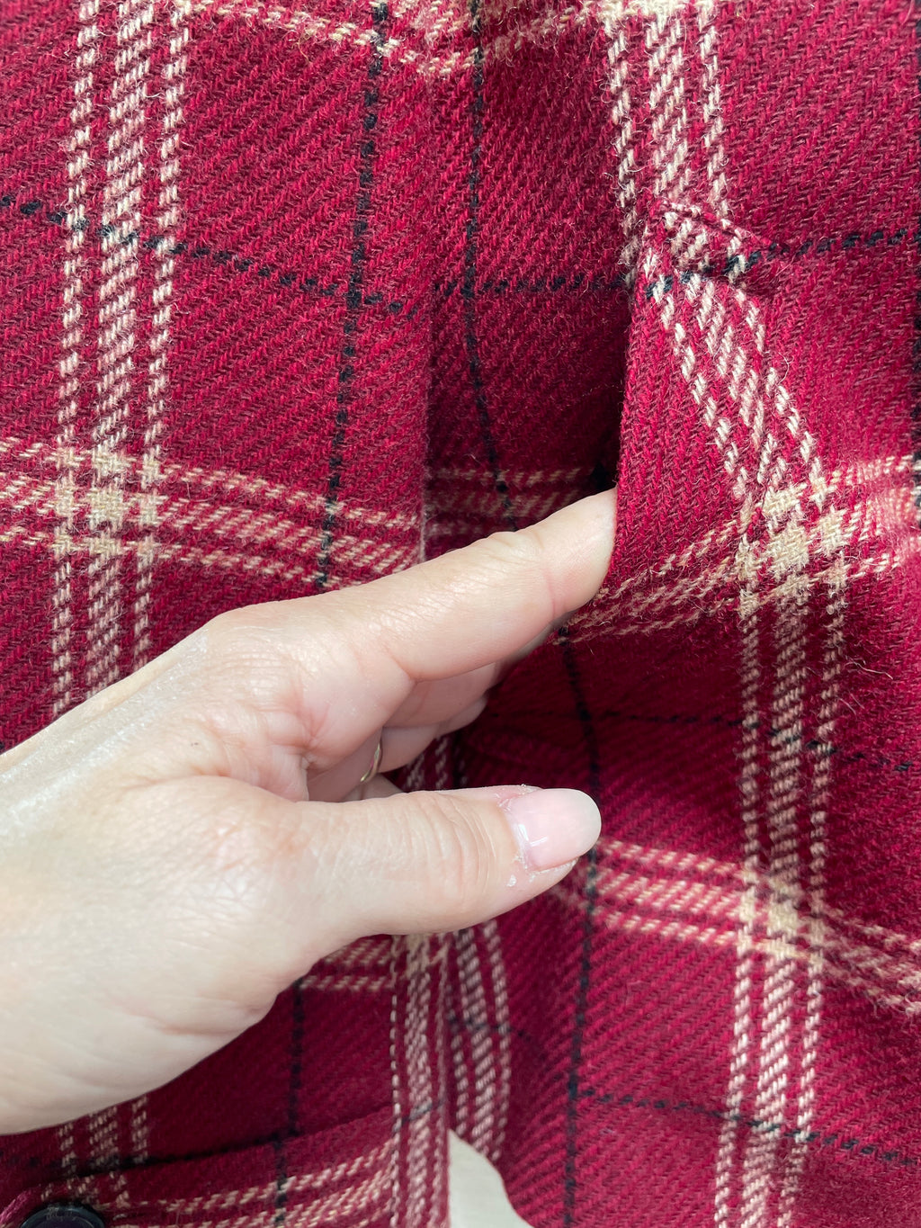 Ralph Lauren Cropped Blazer - Red Size 12