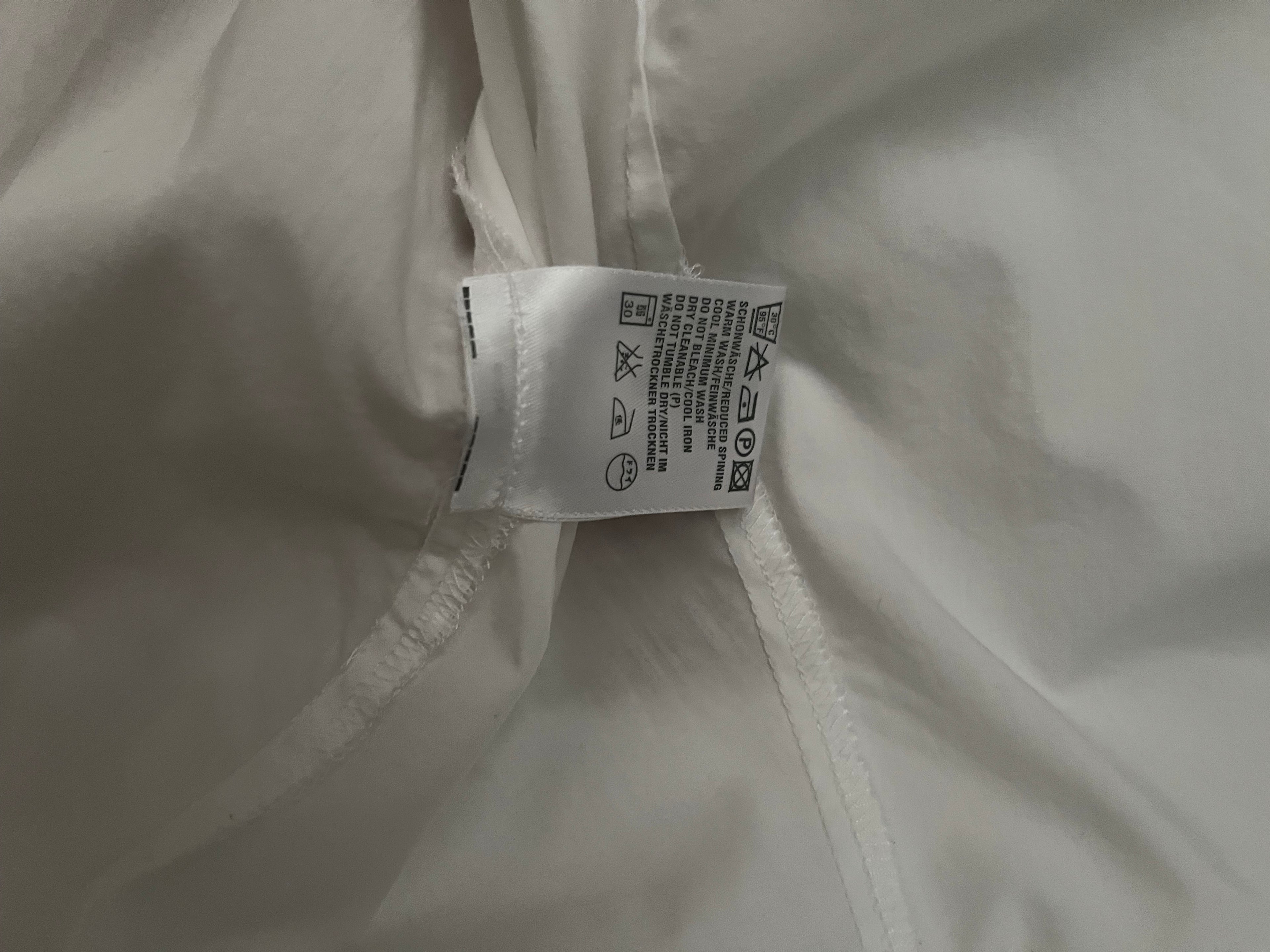 Escada Vintage White Blouse with Tie Waist Size Small