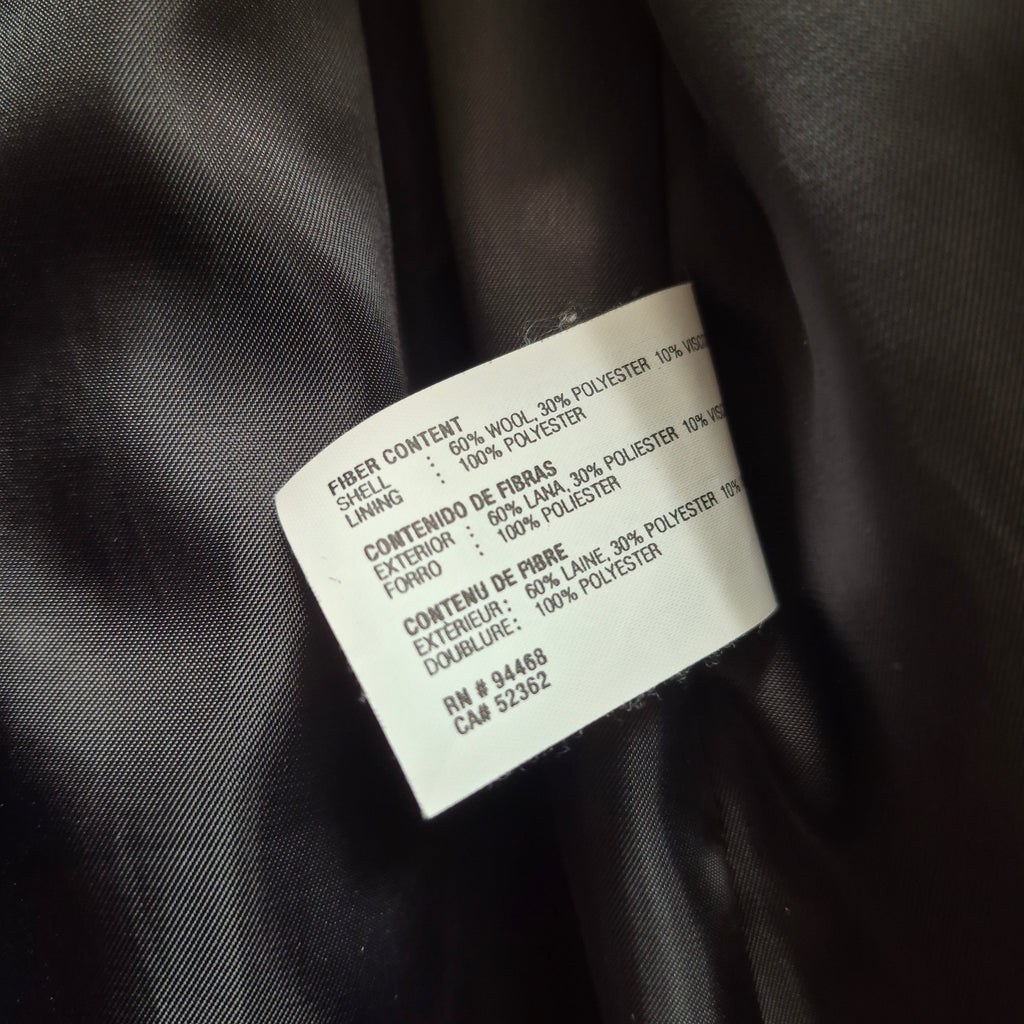 Nautica Pea Coat - Dark Gray - Size Large