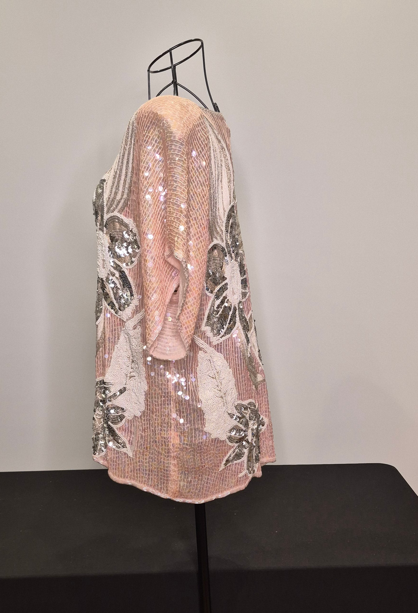 1980s St. Martin Heavily Beaded Blouse — Size Large