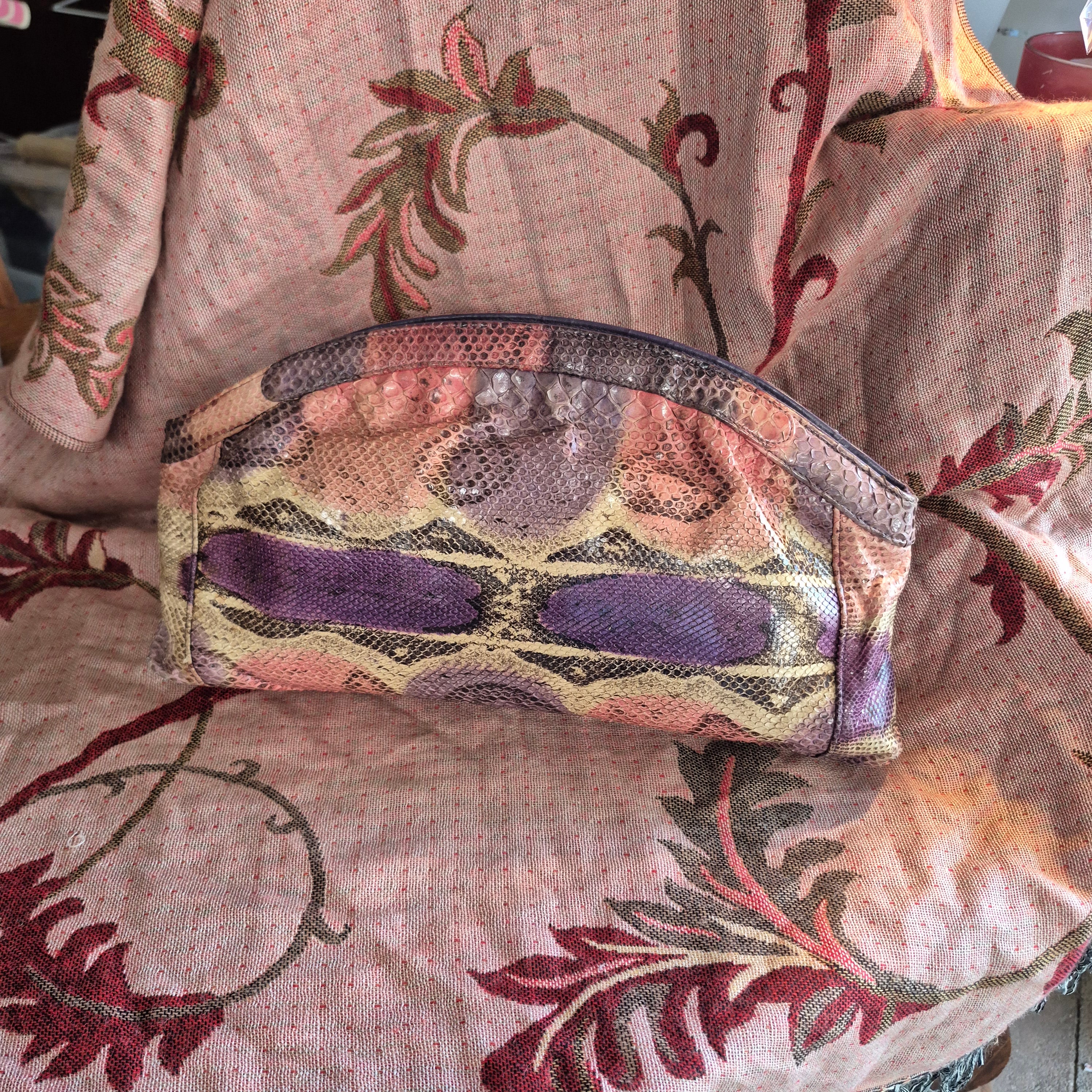 Vintage Varon Snakeskin Clutch