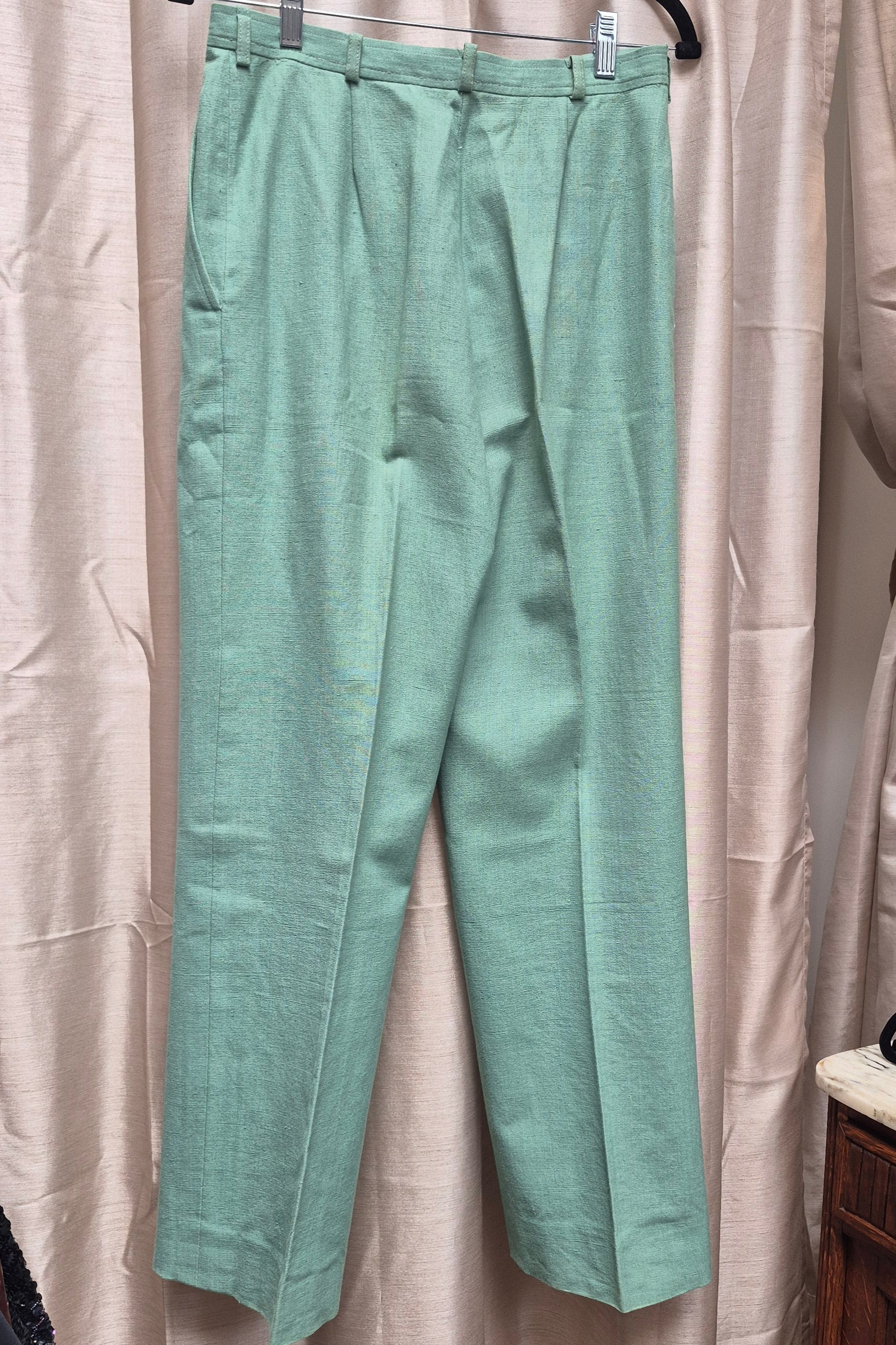 Yves Saint Laurent Vintage Linen Pants 1980s