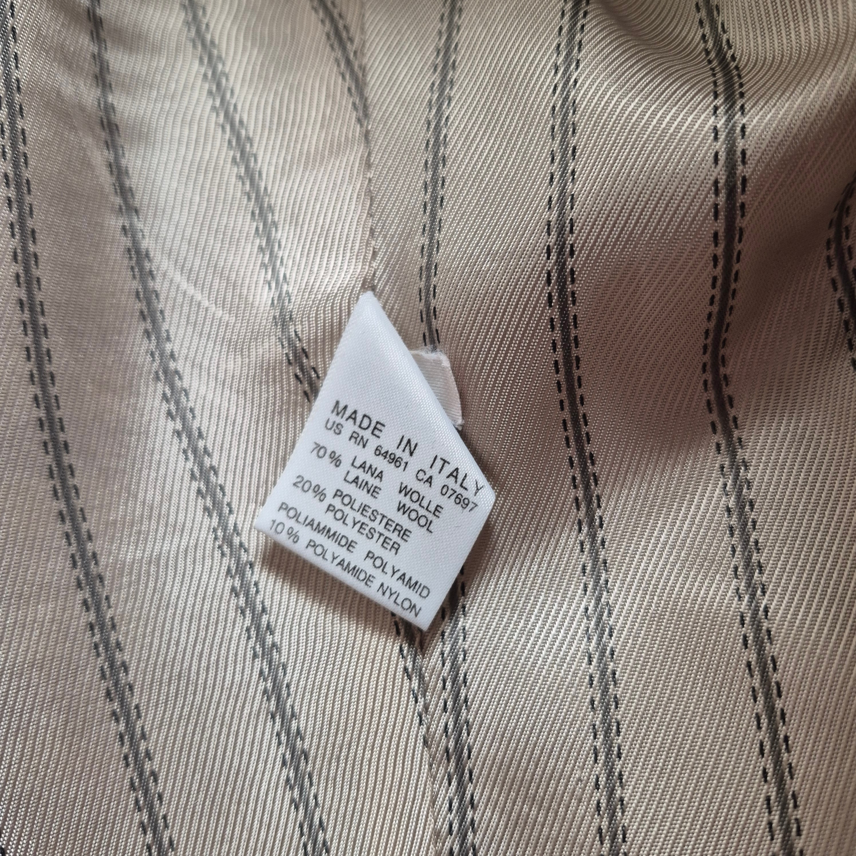 Mens United Colors of Benetton wool Plaid blazer late 1980s True Vintage Size 44 XL