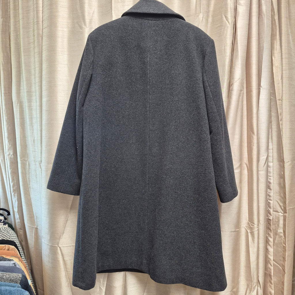 Nautica Pea Coat - Dark Gray - Size Large
