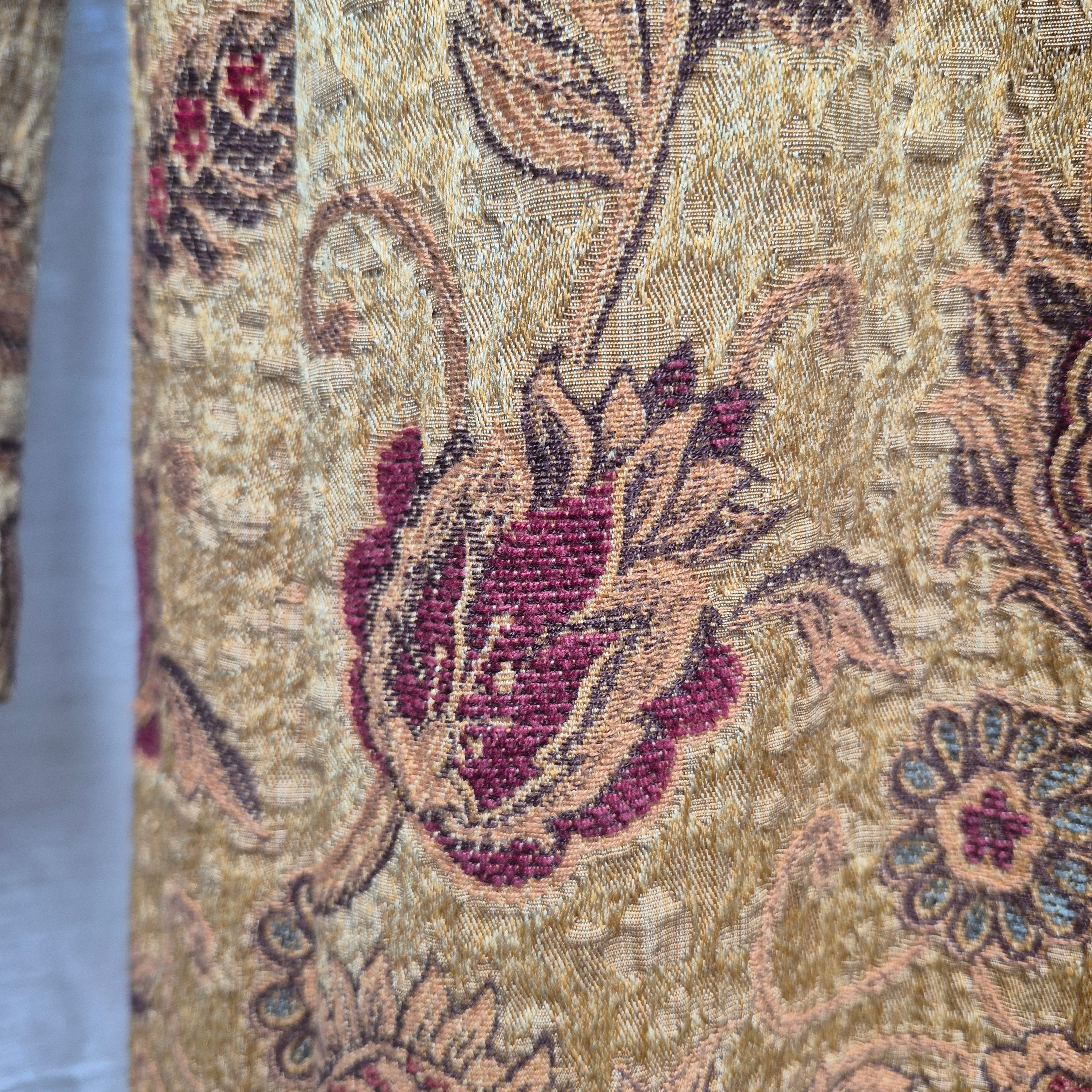 Vintage Cabi Tapestry Jacket - Floral Paisley Long Coat Size 10