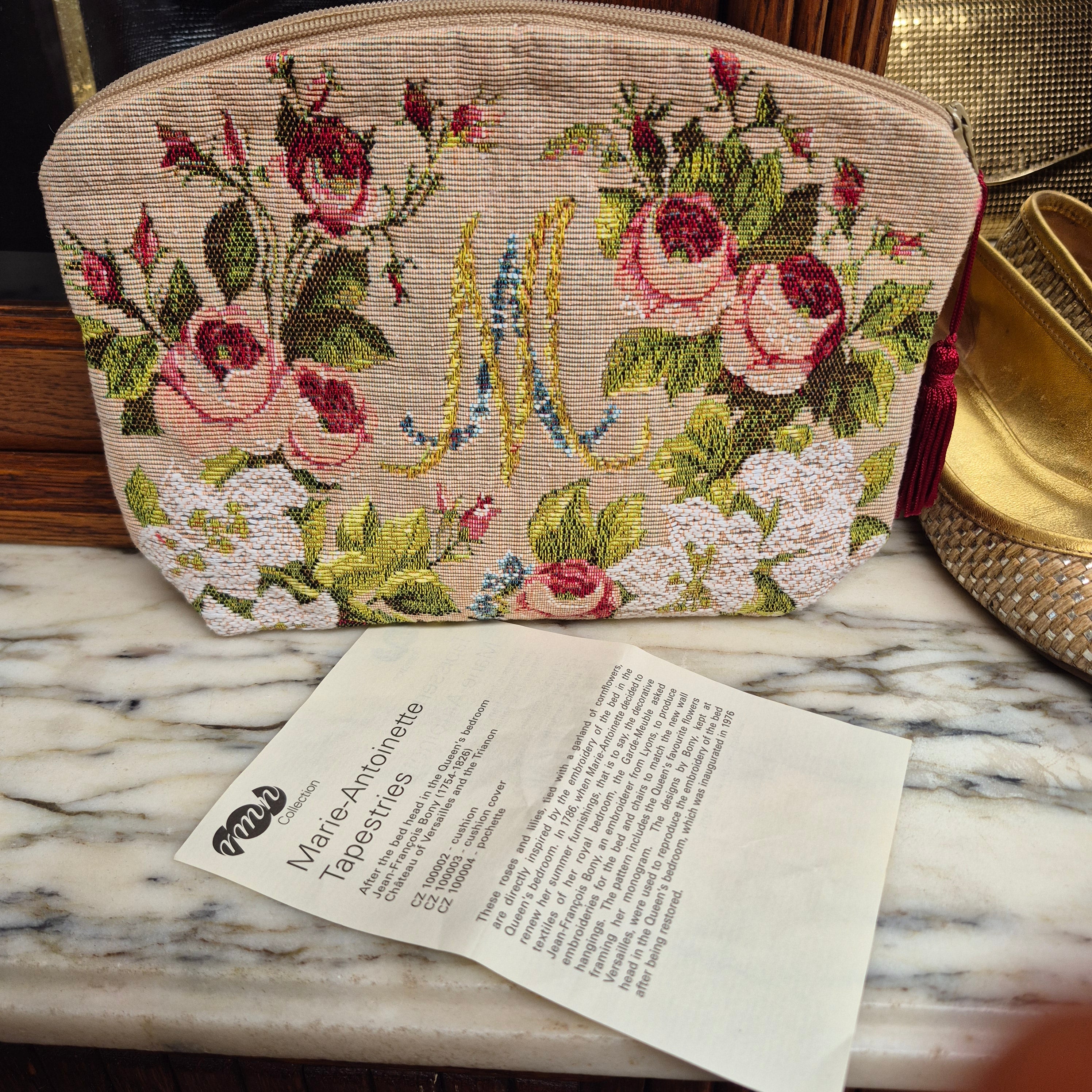 Marie Antoinette Tapestry Cosmetic Bag — Château de Versailles Collection