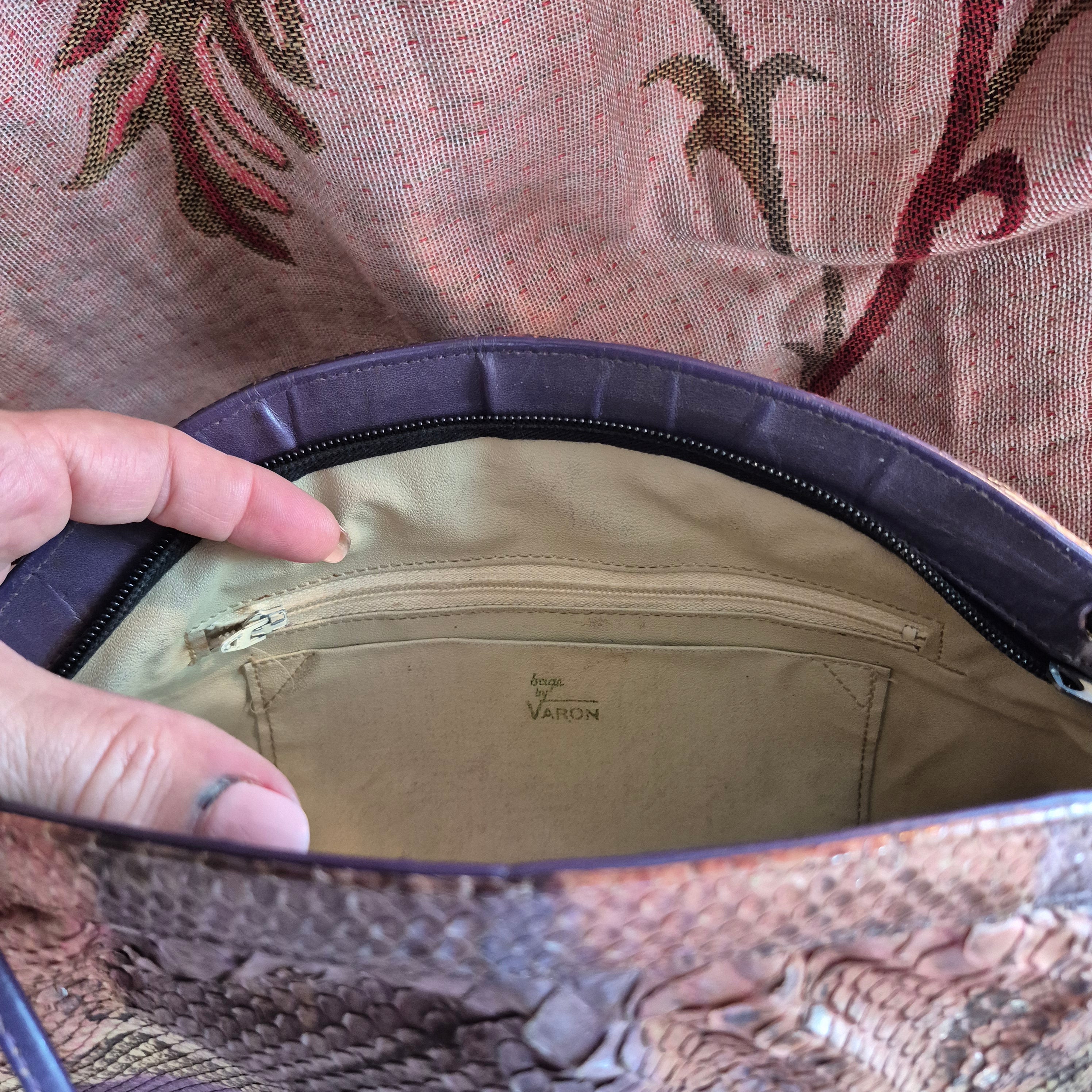 Vintage Varon Snakeskin Clutch