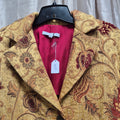 Vintage Cabi Tapestry Jacket - Floral Paisley Long Coat Size 10