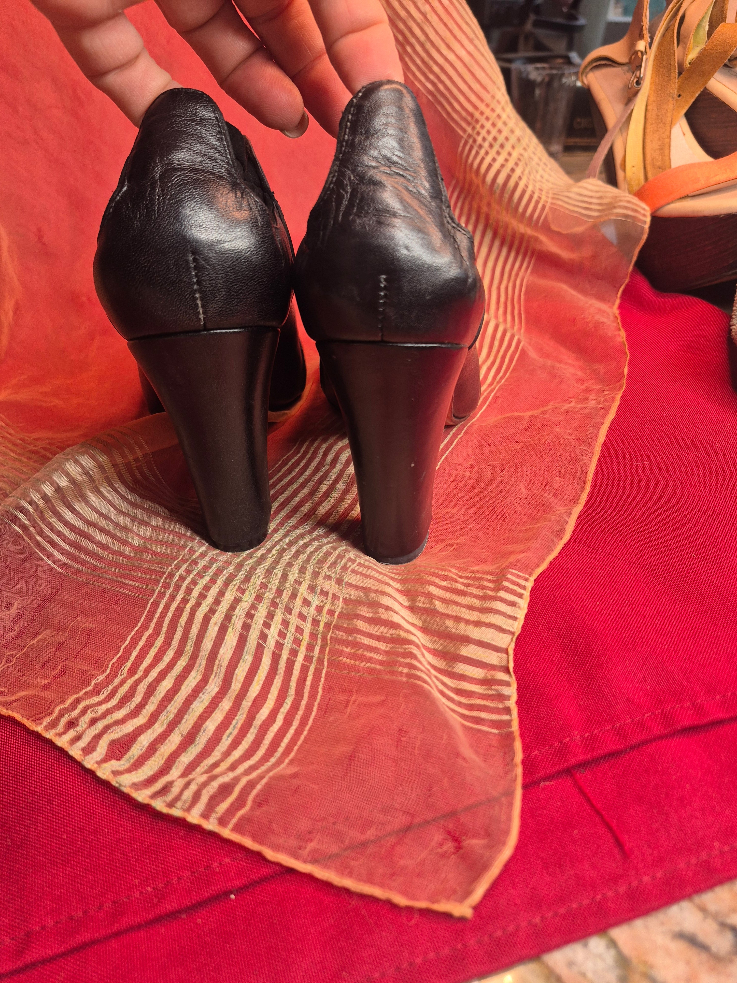 Marcelo Toshi Creazioni Black High Heel Shoe Size 7