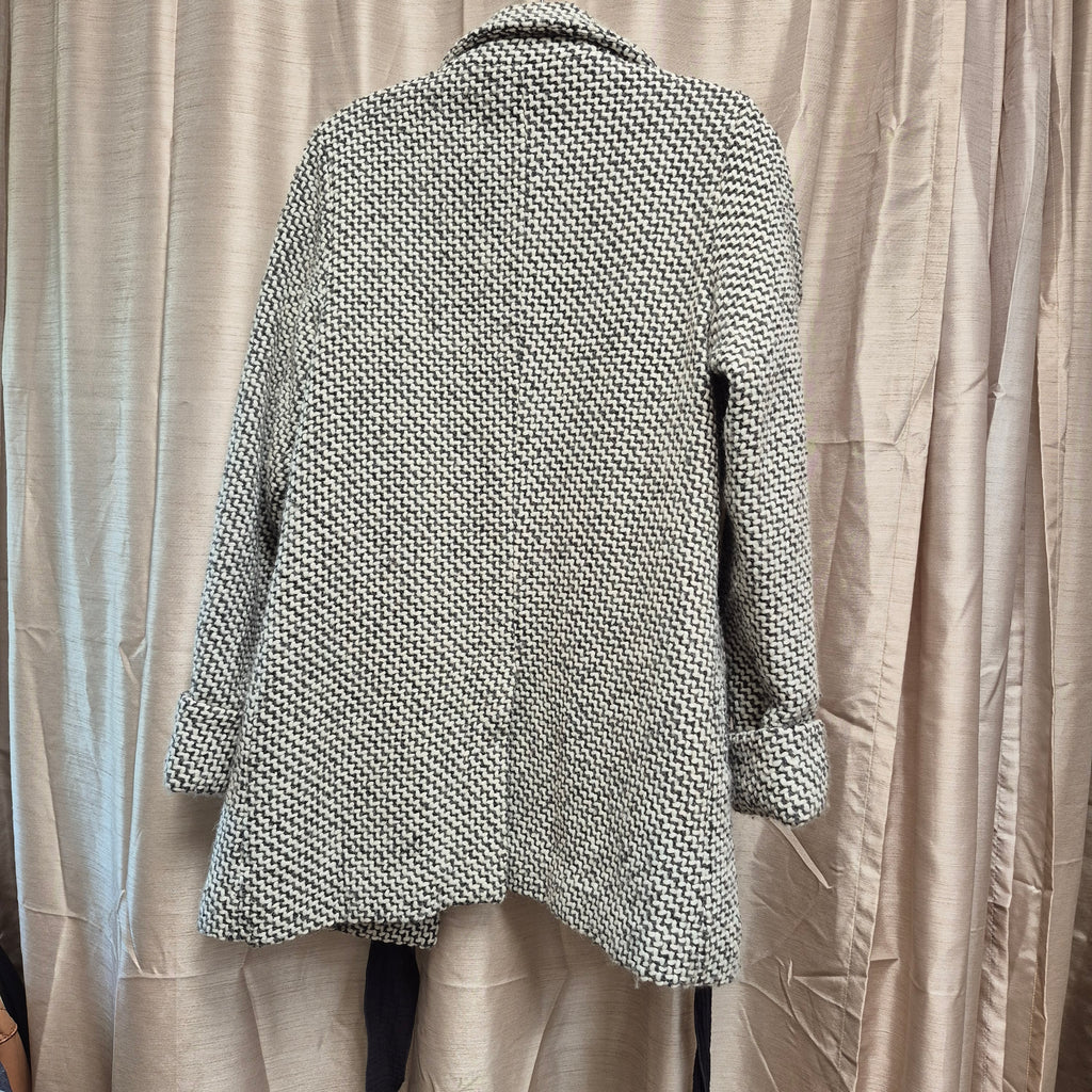 Womens wool tie front jacket from a boutique in France call Zoe la Fee.  VINTAGE