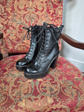 Guess Kaniela Black Combat Boots - Size 6.5 NEW no box