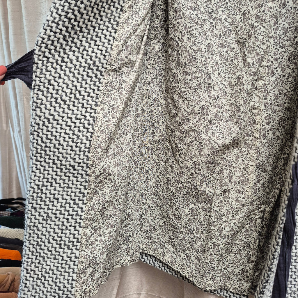Womens wool tie front jacket from a boutique in France call Zoe la Fee.  VINTAGE